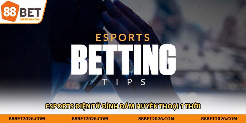 Esports điện tử đình đám huyền thoại 1 thời